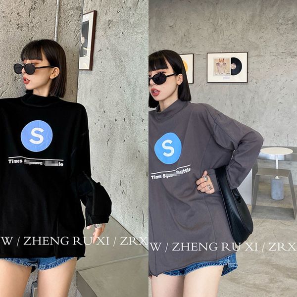 ruoxi s letter middle neck pullover pullovert-shirt pulloverlong sleeve t-shirt women's loose korean version ins2020 autumn versatile s, White
ruoxi s letter middle neck pullover pullovert-shirt pulloverlong sleeve t-shirt women's loose korean version ins2020 autumn versatile s, White
