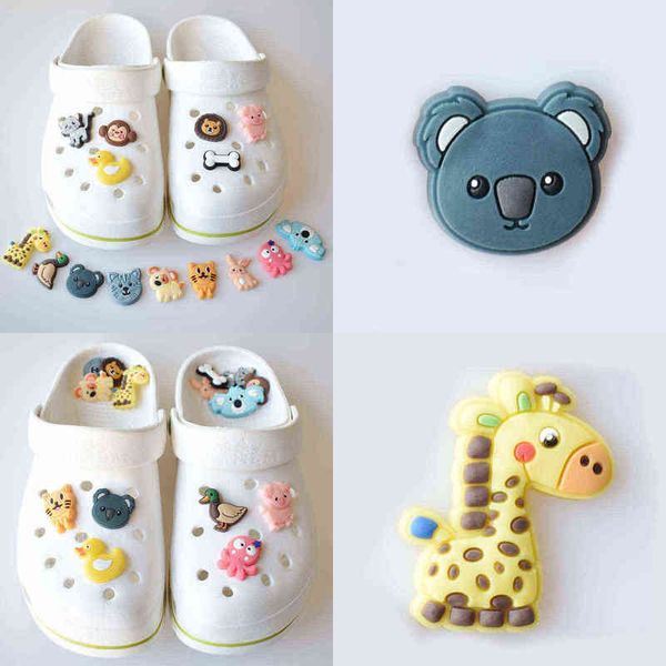 shoes accessories cute cartoon animals croc charms jibz shoe decoration fit garden sandals kids xmas party gifts 220301, White;pink
shoes accessories cute cartoon animals croc charms jibz shoe decoration fit garden sandals kids xmas party gifts 220301, White;pink