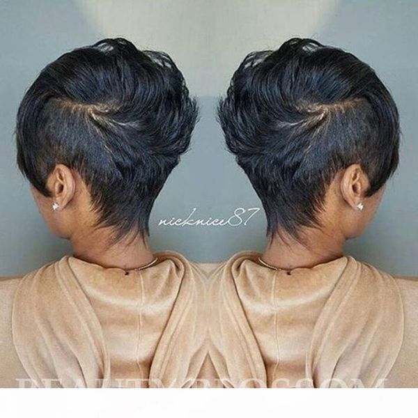 pixie cut bob side part little lace front short human hair wigs with baby hair pre plucked brazilian straight short wig for women, Black;brown
pixie cut bob side part little lace front short human hair wigs with baby hair pre plucked brazilian straight short wig for women, Black;brown