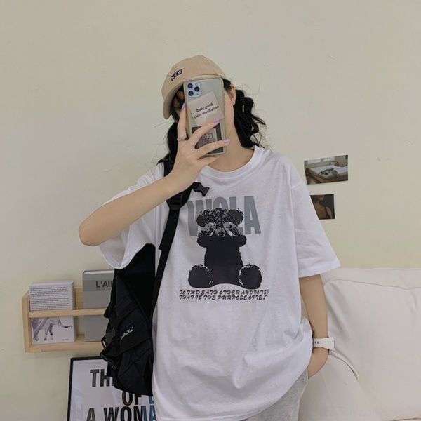 cbjfe 2020 easy new cotton t-shirt short sleeve t-shirt women's korean version 5oybj ulzzang summer to wear clothes in fashion loose, White
cbjfe 2020 easy new cotton t-shirt short sleeve t-shirt women's korean version 5oybj ulzzang summer to wear clothes in fashion loose, White