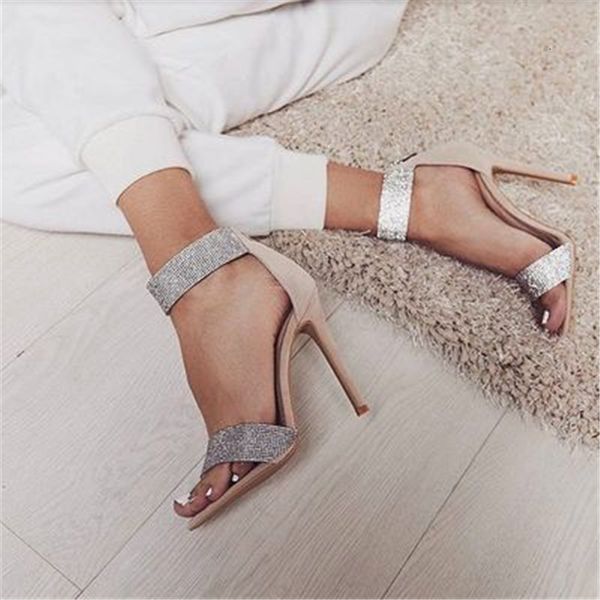 2021 new -new 11.5cm high-heeled sandals summer crystal open-toed toe strap dressed as party shoes female zapatos de mujer cmyv, Black
2021 new -new 11.5cm high-heeled sandals summer crystal open-toed toe strap dressed as party shoes female zapatos de mujer cmyv, Black