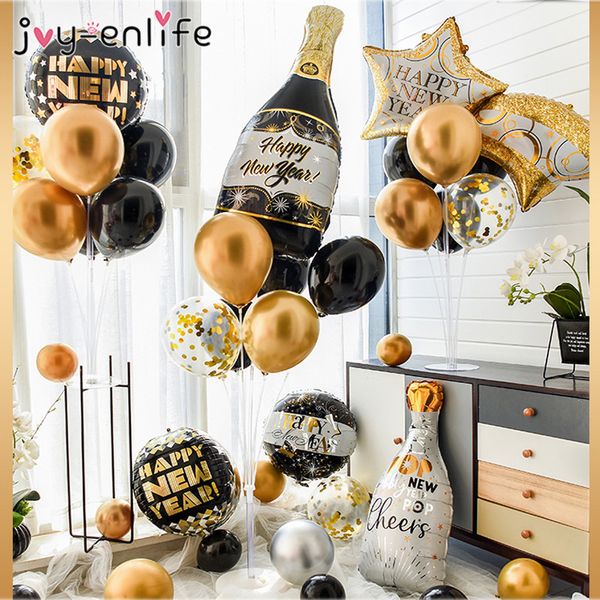 happy 2021 decorations wine bottle foil balloons for christmas home decor air globos new year eve party noel navidad
happy 2021 decorations wine bottle foil balloons for christmas home decor air globos new year eve party noel navidad