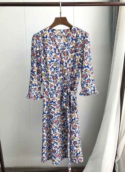 casual dresses women dress printed 100% viscose, Black;gray