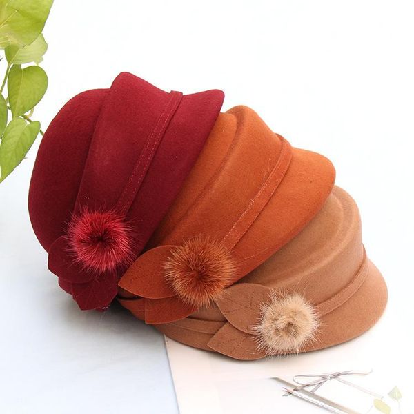 mignli tengda зима женщин шерсти войлок hat элегантная мода берет shaped hat светских подарки чародея шляпа fedora cap, Blue;gray
mignli tengda зима женщин шерсти войлок hat элегантная мода берет shaped hat светских подарки чародея шляпа fedora cap, Blue;gray