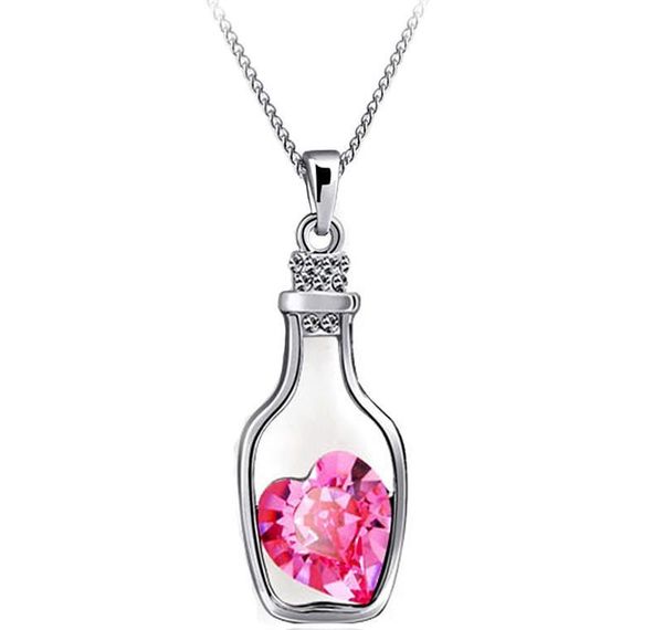 wholesale-n712 creative women fashion necklace ladies popular style love drift bottles pendant necklace blue hear jllzhw dayupshop, Silver
wholesale-n712 creative women fashion necklace ladies popular style love drift bottles pendant necklace blue hear jllzhw dayupshop, Silver