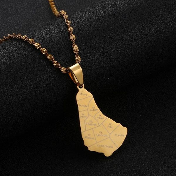 stainless steel map of the barbados island pendant necklaces trendy maps chain jewelry, Silver
stainless steel map of the barbados island pendant necklaces trendy maps chain jewelry, Silver