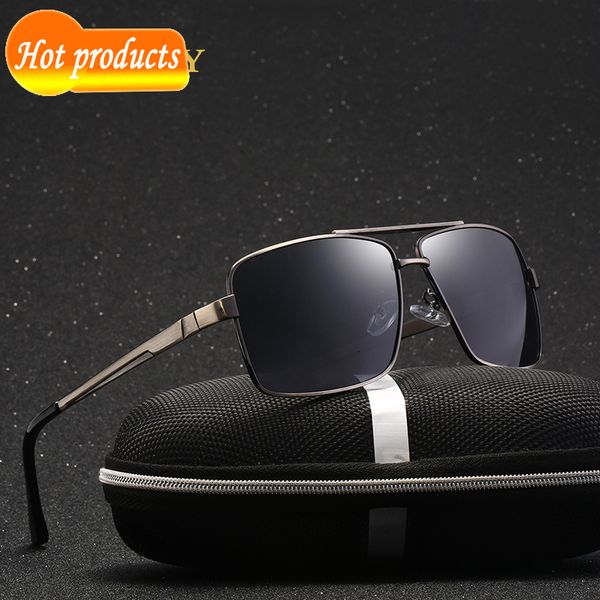 2021 new metal frame uv400 driving glasses for men polarized sunglasses black/tea color with box hivk, White;black
2021 new metal frame uv400 driving glasses for men polarized sunglasses black/tea color with box hivk, White;black