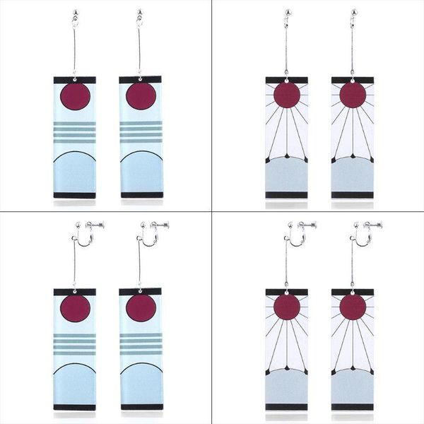 1 pair kimetsu no yaiba tanjirou kamado earrings demon slayer cosplay prop acrylic ear stud eardrops decoration gifts dropship, Silver
1 pair kimetsu no yaiba tanjirou kamado earrings demon slayer cosplay prop acrylic ear stud eardrops decoration gifts dropship, Silver