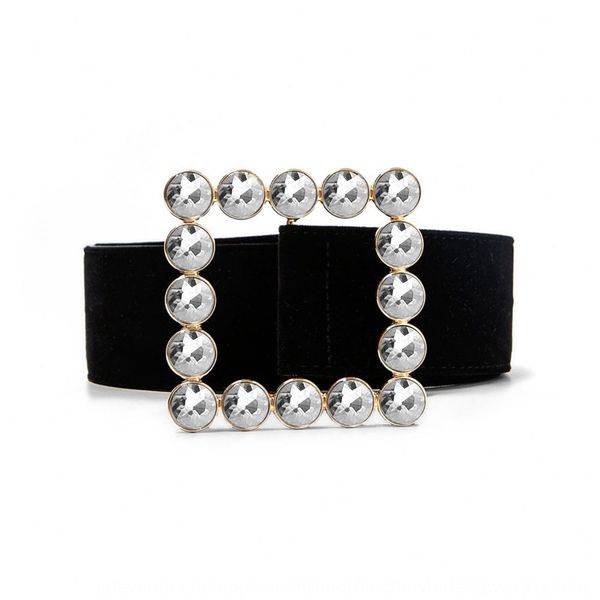 za fashionable women's square diamond belt with all kinds of velvet fashion beltwomen's beltdecoration waist cover korean street s, Black;brown
za fashionable women's square diamond belt with all kinds of velvet fashion beltwomen's beltdecoration waist cover korean street s, Black;brown