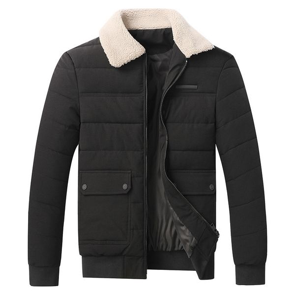 wool collar winter coat men brand new thick warm jacket mens casual coats outerwear male solid color wool clothing 201203, Black
wool collar winter coat men brand new thick warm jacket mens casual coats outerwear male solid color wool clothing 201203, Black