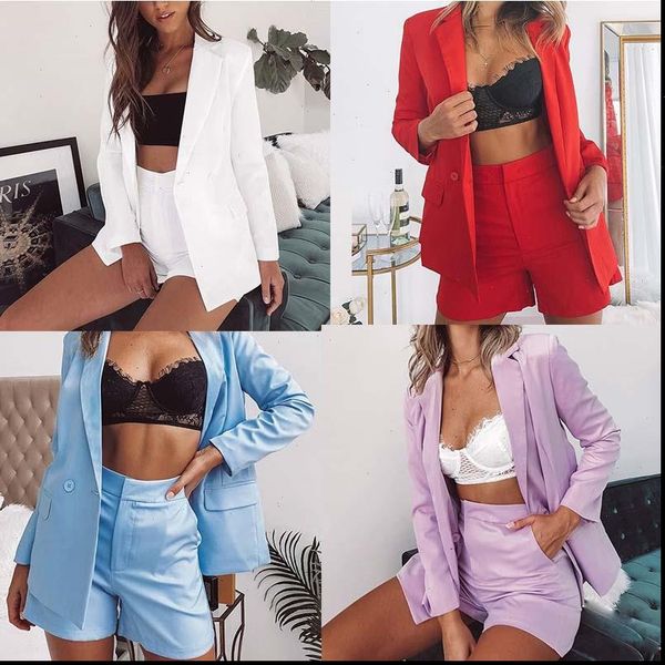 plus size elegant office lady suit short pants women jacket blazer high waist mini shorts suits casual work wear 2 piece, Gray
plus size elegant office lady suit short pants women jacket blazer high waist mini shorts suits casual work wear 2 piece, Gray