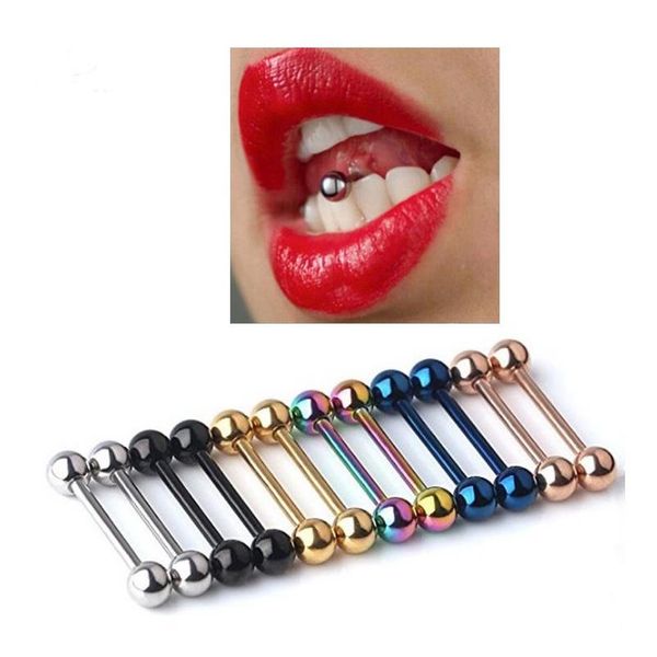 modrsa 1piece 10 colors stainless steel tongue piercing industrial barbell earrings tongue rings helix piercing body jewelry f jllyvr, Silver
modrsa 1piece 10 colors stainless steel tongue piercing industrial barbell earrings tongue rings helix piercing body jewelry f jllyvr, Silver