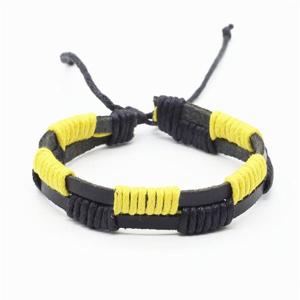yellow new vintage retro casual handmade brown blue rope woven weave men women leather bracelets men female male gift qylynv, Golden;silver
yellow new vintage retro casual handmade brown blue rope woven weave men women leather bracelets men female male gift qylynv, Golden;silver