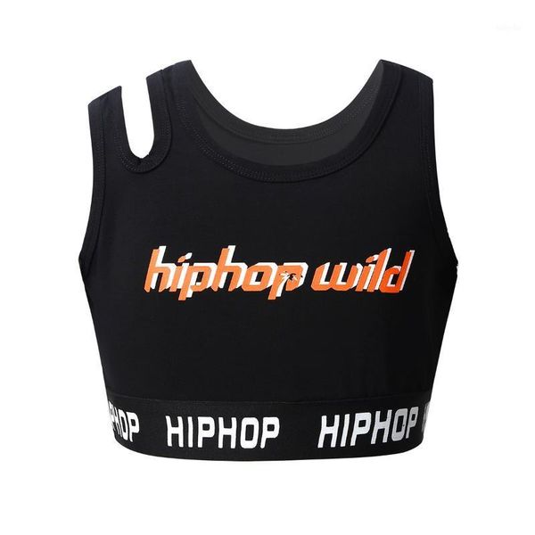 children kids girls dance asymmetrical shoulder straps letters printed slim fit tank for hip hop dance stage performance1, Black;red
children kids girls dance asymmetrical shoulder straps letters printed slim fit tank for hip hop dance stage performance1, Black;red