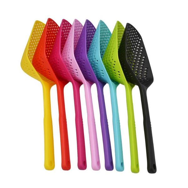 new 5 colors cooking shovels vegetable strainer scoop plastic spoon large colander soup filter kitchen tools
new 5 colors cooking shovels vegetable strainer scoop plastic spoon large colander soup filter kitchen tools