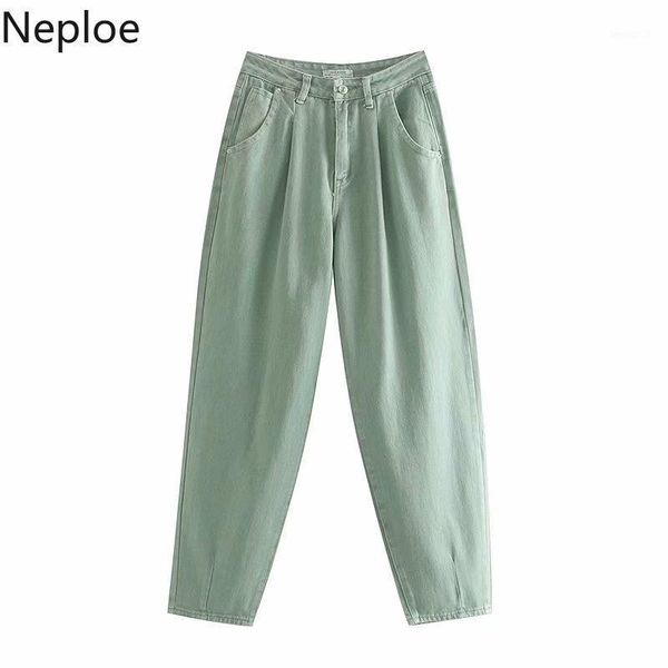 women's pants & capris neploe korean pleated causal demin high waisted fashion women trousers 2021 spring autumn harem femme 4c5301, Black;white
women's pants & capris neploe korean pleated causal demin high waisted fashion women trousers 2021 spring autumn harem femme 4c5301, Black;white
