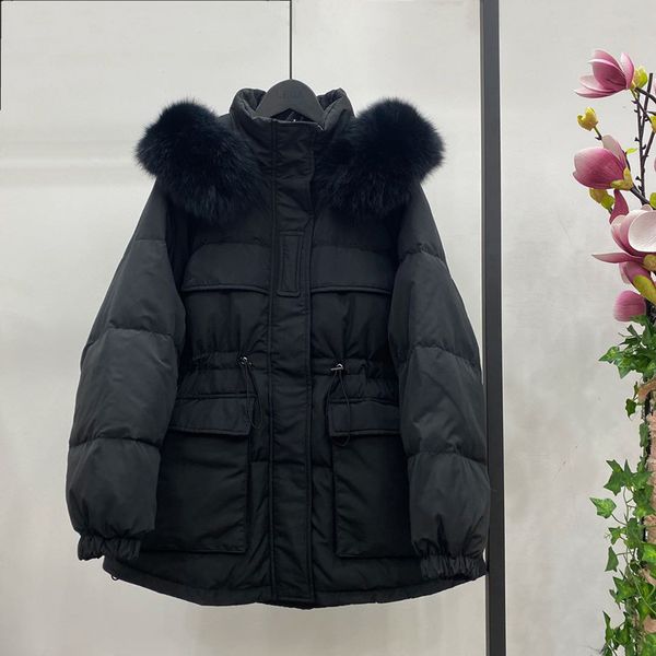 2021 real natural skin new women 90% white female soft coat warm with hood down ski-proof jacket outwear ie5v, Black
2021 real natural skin new women 90% white female soft coat warm with hood down ski-proof jacket outwear ie5v, Black