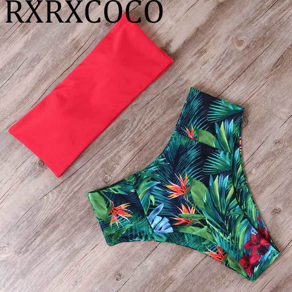 tropical print swimsuit push up bikini 2020 bandeau swimwear female high waist bathing suit women summer separate swim suit, Black
tropical print swimsuit push up bikini 2020 bandeau swimwear female high waist bathing suit women summer separate swim suit, Black