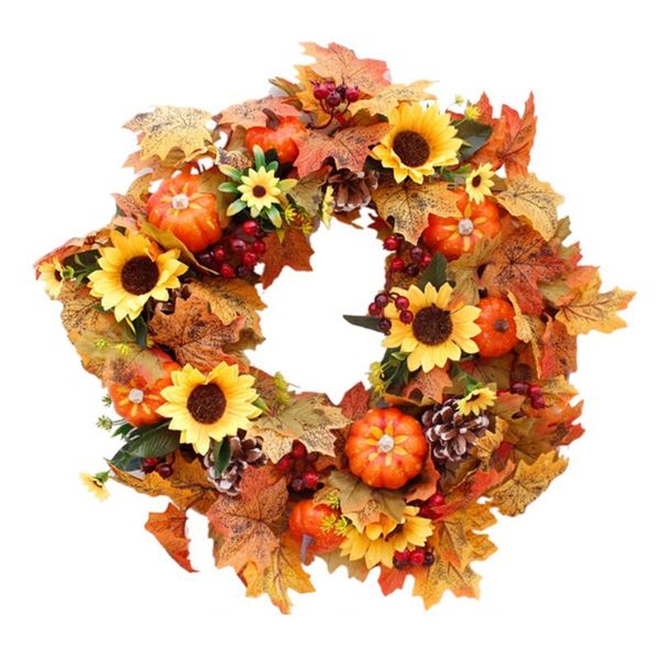 artificial sunflower pumpkin pine cone berry& wreath,for halloween&thanksgiving home arrangement decoration
artificial sunflower pumpkin pine cone berry& wreath,for halloween&thanksgiving home arrangement decoration