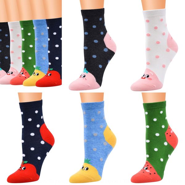 20 new korean cartoon fruit medium tube fruit cotton female wave point children's interesting pattern women's socks and cotton soc, Black
20 new korean cartoon fruit medium tube fruit cotton female wave point children's interesting pattern women's socks and cotton soc, Black