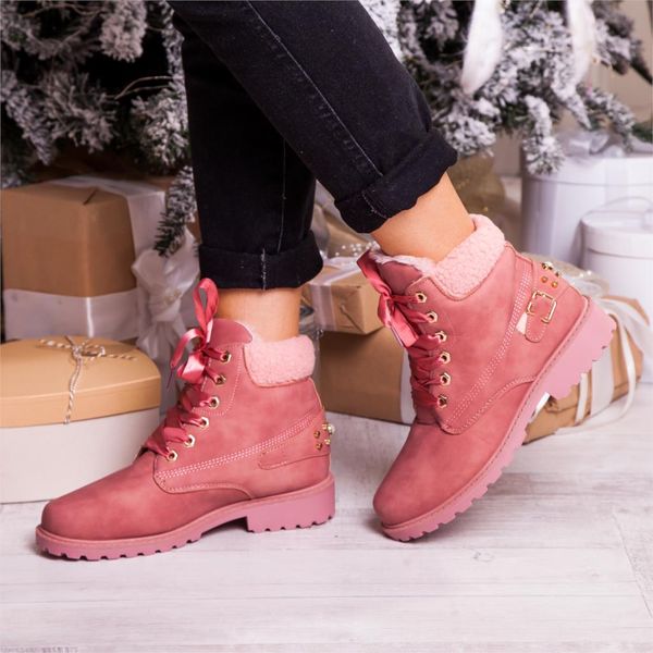 fujin women winter boots platform pink women boots lace up casual ankle boots booties round women shoes winter snow ankle, Black
fujin women winter boots platform pink women boots lace up casual ankle boots booties round women shoes winter snow ankle, Black