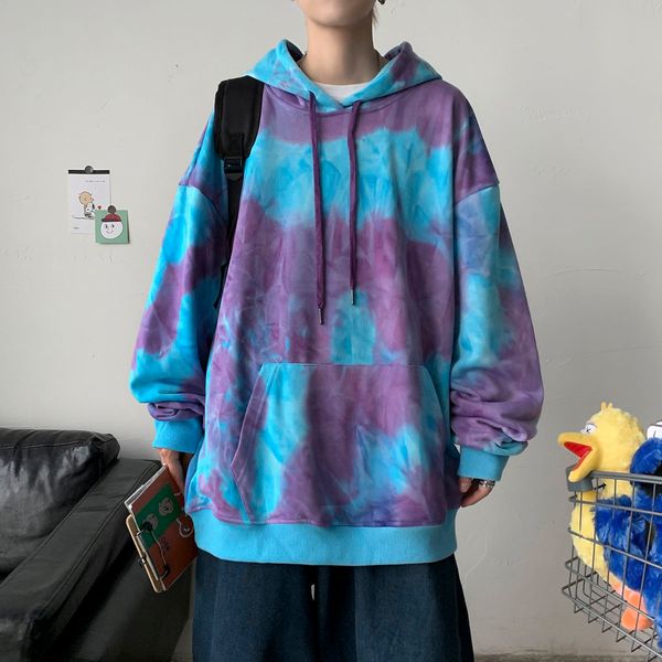 2021 new privathinker men's casual oversize tie dyed hoodies woman korean streetwear hooded sweatshirts hip hop hoodie male clothing jn, Black
2021 new privathinker men's casual oversize tie dyed hoodies woman korean streetwear hooded sweatshirts hip hop hoodie male clothing jn, Black