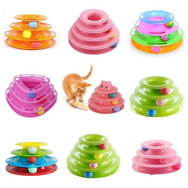 1/3/4 levels pet cat toy tower tracks disc interacitve cat toys ball training amusement plate tracks toys for kitten cats1
1/3/4 levels pet cat toy tower tracks disc interacitve cat toys ball training amusement plate tracks toys for kitten cats1