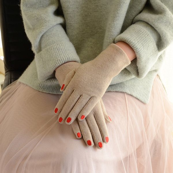 fashion elegant female wool knit embroidery touch screen winter women warm cashmere full finger leather bow gloves c24, Blue;gray
fashion elegant female wool knit embroidery touch screen winter women warm cashmere full finger leather bow gloves c24, Blue;gray