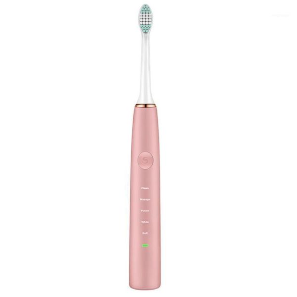 smart electric toothbrush usb charging toothbrush, sonic vibration ipx7 waterproof toothbrush(esd7000)-pink1
smart electric toothbrush usb charging toothbrush, sonic vibration ipx7 waterproof toothbrush(esd7000)-pink1