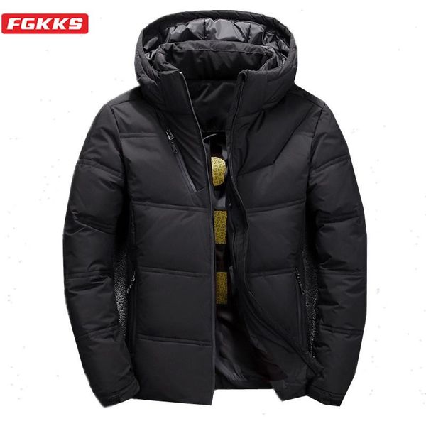 fgkks winter brand men down jackets coats men's trendy wild thick warm down coat hooded casual jacket male, Black
fgkks winter brand men down jackets coats men's trendy wild thick warm down coat hooded casual jacket male, Black