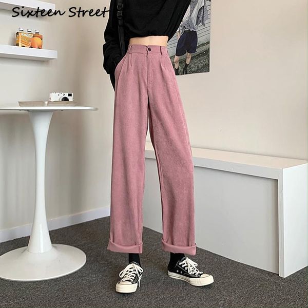 women's pants & capris straight corduroy spring autumn vintage female high waist loose casual femme pink korean wide leg fashion y2k 20, Black;white
women's pants & capris straight corduroy spring autumn vintage female high waist loose casual femme pink korean wide leg fashion y2k 20, Black;white