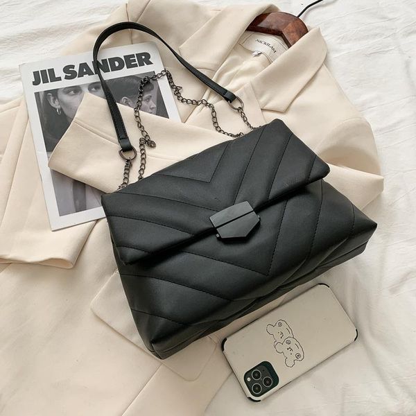 cross body fashion women lattice pattern handbag pu leather crossbody chain bag casual flap purse large capacity envelope totes
cross body fashion women lattice pattern handbag pu leather crossbody chain bag casual flap purse large capacity envelope totes