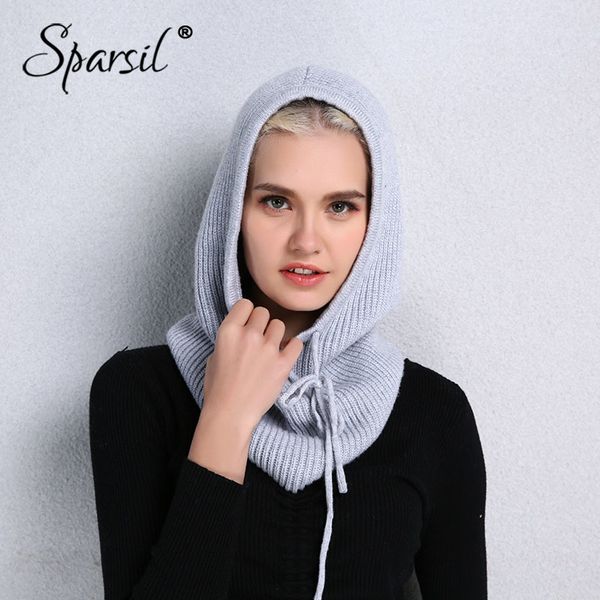 sparsil knitted cashmere hooded neck collar cap head drawstring thick beanie men&women solid color adjustable elastic hat 201009, Blue;gray
sparsil knitted cashmere hooded neck collar cap head drawstring thick beanie men&women solid color adjustable elastic hat 201009, Blue;gray