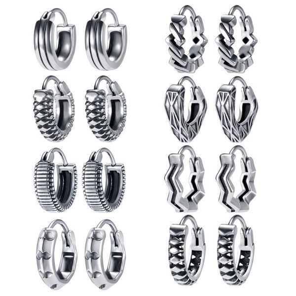 hoop & huggie zs mens punk earrings stainless steel earring hip hop jewelry for men gothic ear piercing accessories hoops, Golden;silver
hoop & huggie zs mens punk earrings stainless steel earring hip hop jewelry for men gothic ear piercing accessories hoops, Golden;silver