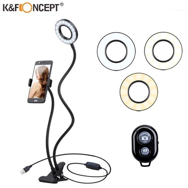 flash heads k&f concept selfie led ring light with cell phone holder for live stream remote control flexible hose bracket1
flash heads k&f concept selfie led ring light with cell phone holder for live stream remote control flexible hose bracket1