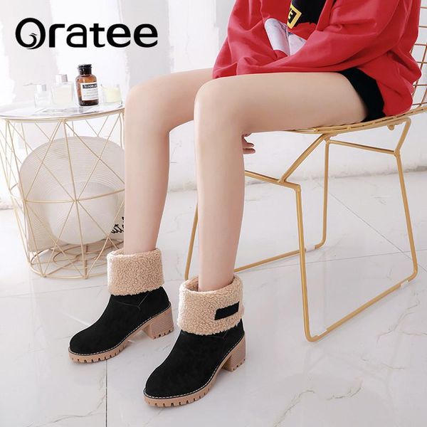 boots women female winter shoes woman fur warm snow square high heels ankle black boot plus size 33-43
boots women female winter shoes woman fur warm snow square high heels ankle black boot plus size 33-43