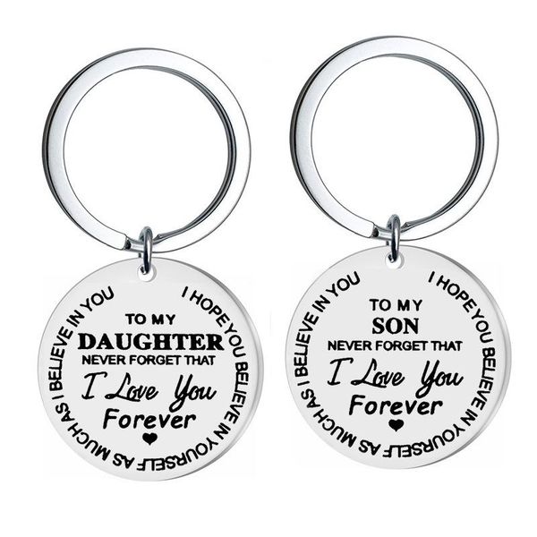 keychains to my son daughter keychain man key chain bags women ring for pants kids pendant holder alloy brelok, Silver
keychains to my son daughter keychain man key chain bags women ring for pants kids pendant holder alloy brelok, Silver