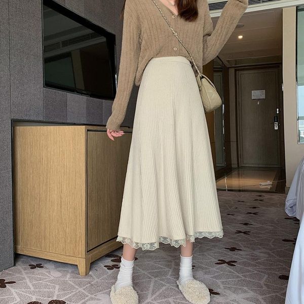 skirts winter korean ribbed a line long skirt women autumn vintage knitted lace elegant casual black high waist ladies midi 2021
skirts winter korean ribbed a line long skirt women autumn vintage knitted lace elegant casual black high waist ladies midi 2021