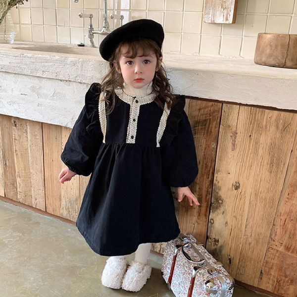 winter girls' new plush drs 2020 korean version small flying sve lace baby girl warm long skirt, Red;yellow
winter girls' new plush drs 2020 korean version small flying sve lace baby girl warm long skirt, Red;yellow