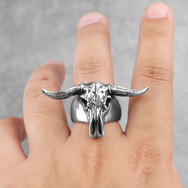 satan ram aries sheep skull stainless steel mens rings punk vintage for male boyfriend biker jewelry creativity gift wholesale wmtkru, Bronze;silver
satan ram aries sheep skull stainless steel mens rings punk vintage for male boyfriend biker jewelry creativity gift wholesale wmtkru, Bronze;silver