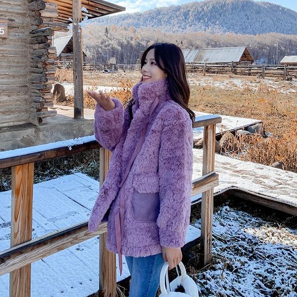 women's fur & faux ladies jacket and coats winter fashion single breasted coat warm thick loose women teddy, Black
women's fur & faux ladies jacket and coats winter fashion single breasted coat warm thick loose women teddy, Black