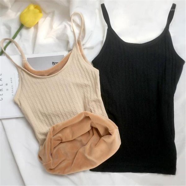 new women tanks autumn winter warm thick velvet camis tank all match solid camis female sleeveless vest slim bottoming a7551, White
new women tanks autumn winter warm thick velvet camis tank all match solid camis female sleeveless vest slim bottoming a7551, White
