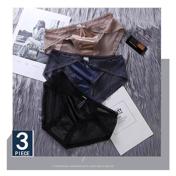 new 3pcs/lot fashion cotton lace underwear women panties briefs seamless lingerie xl large plus size girls bikini traceless, Black;pink
new 3pcs/lot fashion cotton lace underwear women panties briefs seamless lingerie xl large plus size girls bikini traceless, Black;pink