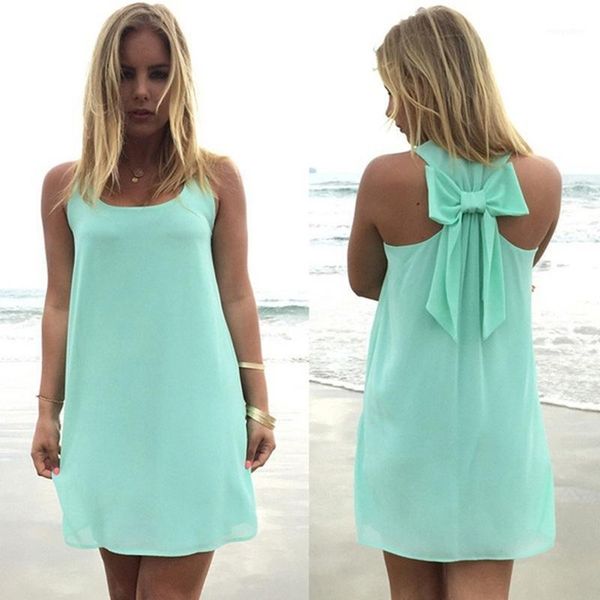2020 summer women short dress back bow tie chiffon ladies dress casual sleeveless boho mini dresses vestidos plus size1, Black;gray
2020 summer women short dress back bow tie chiffon ladies dress casual sleeveless boho mini dresses vestidos plus size1, Black;gray