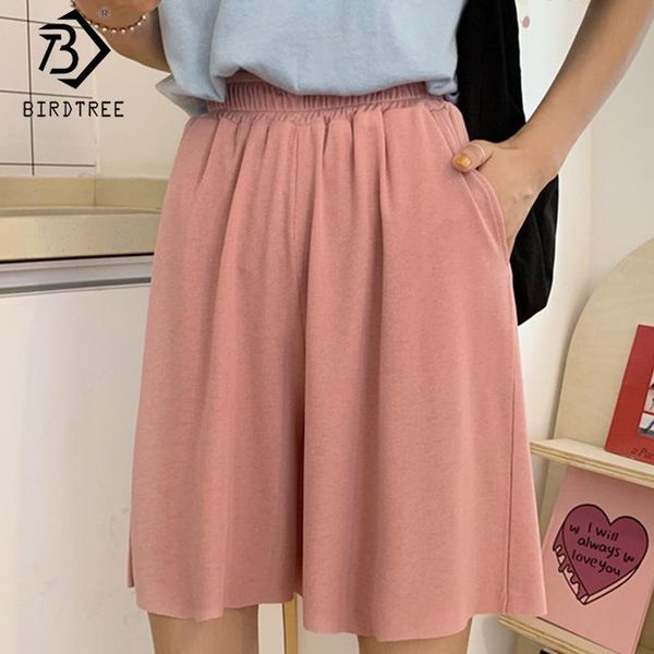 korean style women shorts 2021 summer elastic waist straight pockets casual loose bottoms all match b06209k, White;black
korean style women shorts 2021 summer elastic waist straight pockets casual loose bottoms all match b06209k, White;black