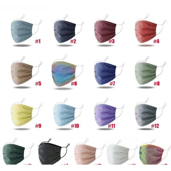 17 colors fashion bling crystal mask diamond designer mask grid sequin face masks breathable wash jlljxj lucky2005
17 colors fashion bling crystal mask diamond designer mask grid sequin face masks breathable wash jlljxj lucky2005