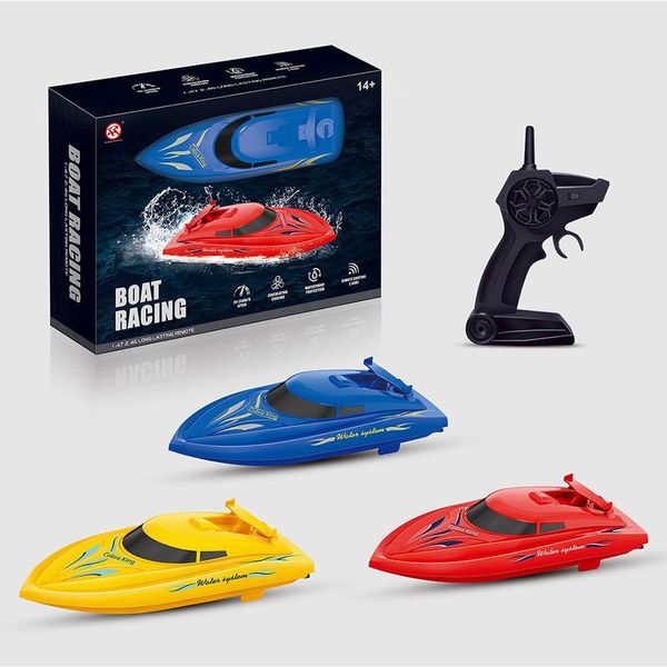 New 2.4G Remote Control High Speed Ship RC Racing Boat Electric Toys For Boy Childern Best Birthday Gift