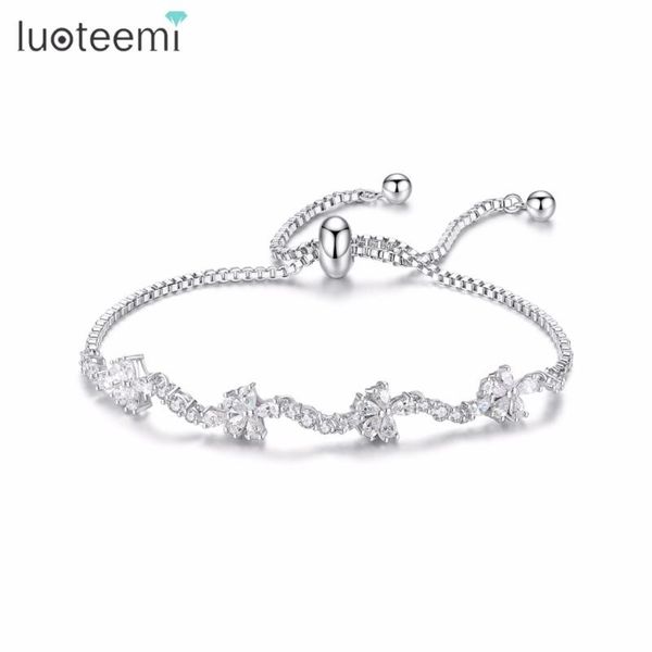 luoteemi 2020 fashion adjustable bracelets for women pulseras mujer wedding cz crystal charm jewelry femme party friend gift, Golden;silver
luoteemi 2020 fashion adjustable bracelets for women pulseras mujer wedding cz crystal charm jewelry femme party friend gift, Golden;silver
