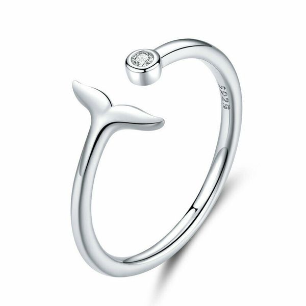 fashion european mermaid's tail open finger rings women girls jewelry 925 sterling silver
fashion european mermaid's tail open finger rings women girls jewelry 925 sterling silver