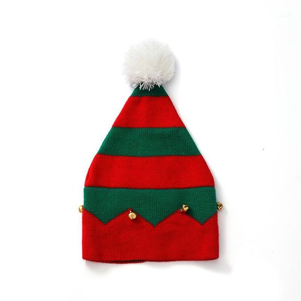 holiday party beanie cap christmas hat children christmas striped with hair ball bells knitted wool cap winter snow hat1
holiday party beanie cap christmas hat children christmas striped with hair ball bells knitted wool cap winter snow hat1